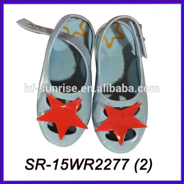 pvc jelly star styles kids plastic shoe crystal jelly shoes melissa shoes